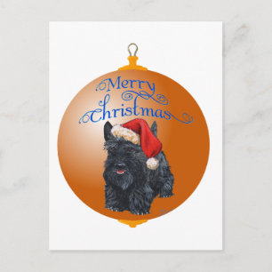 Adorno de Navidad de Terrier Escocés