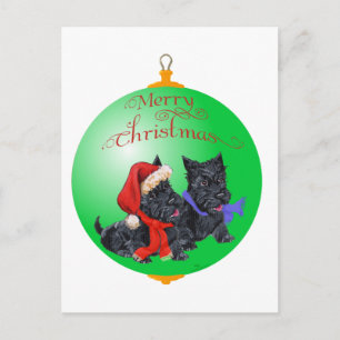 Adorno de Navidad de Terrier Escocés