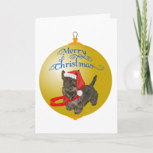 Adorno de Navidad de Terrier Escocés