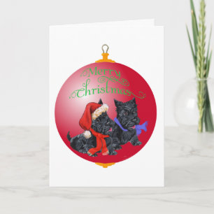 Adorno de Navidad de Terrier Escocés