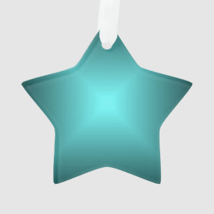 Adorno de Navidad Estrella Verde Esmeralda