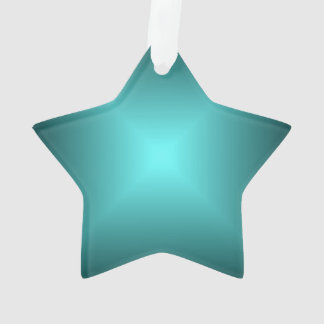 Adorno de Navidad Estrella Verde Esmeralda