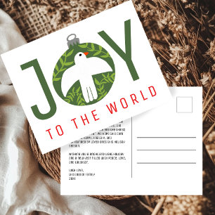 Adorno de Navidad JOY Charming Dove Xmas