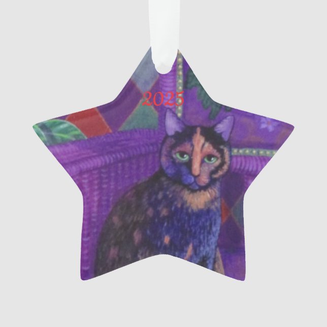 Adorno de Navidad Meowy 2025 (Anverso)