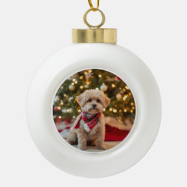 Adorno de Navidad para Perro Personalizado | Foto 