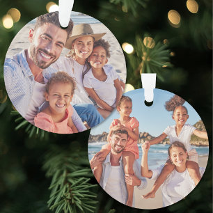 Adorno de Navidad personalizado para familia con d