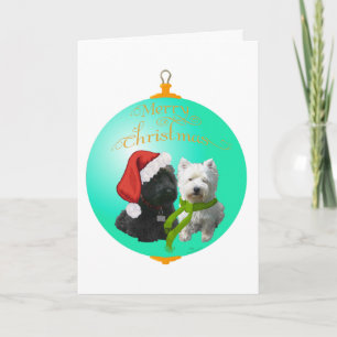 Adorno de Navidad Westie Scottie