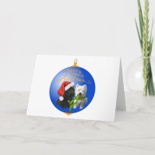 Adorno de Navidad Westie Scottie