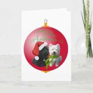 Adorno de Navidad Westie Scottie