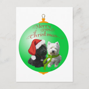 Adorno de Navidad Westie Scottie
