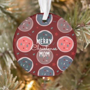 Adorno de nombre de galletas de Navidad Baker