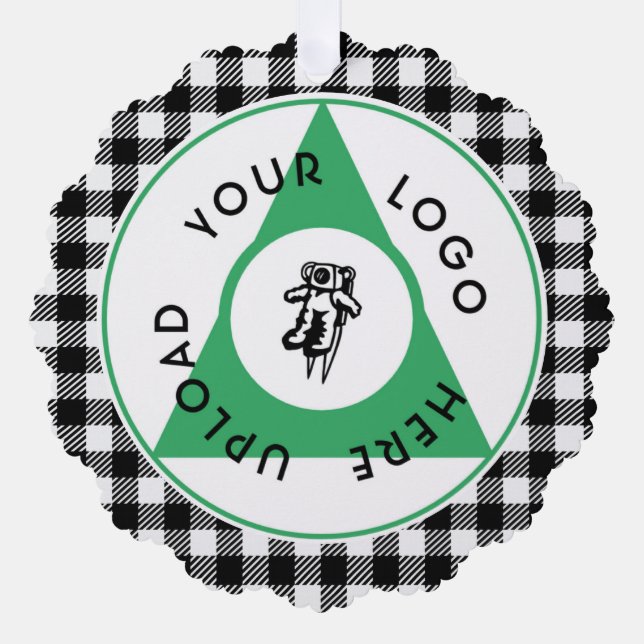 Adorno De Papel Agrega tu logo vacaciones únicas (Anverso)