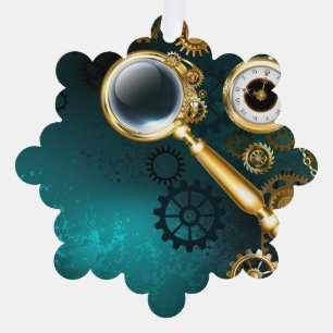 Adorno De Papel Ampliador en estilo Steampunk