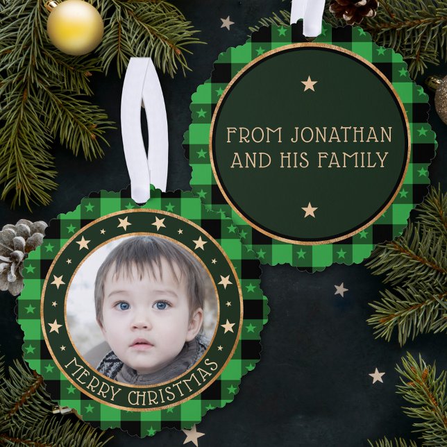 Adorno De Papel Añadir foto de búfalo de plástico y estrellas Feli (Subido por el creador)