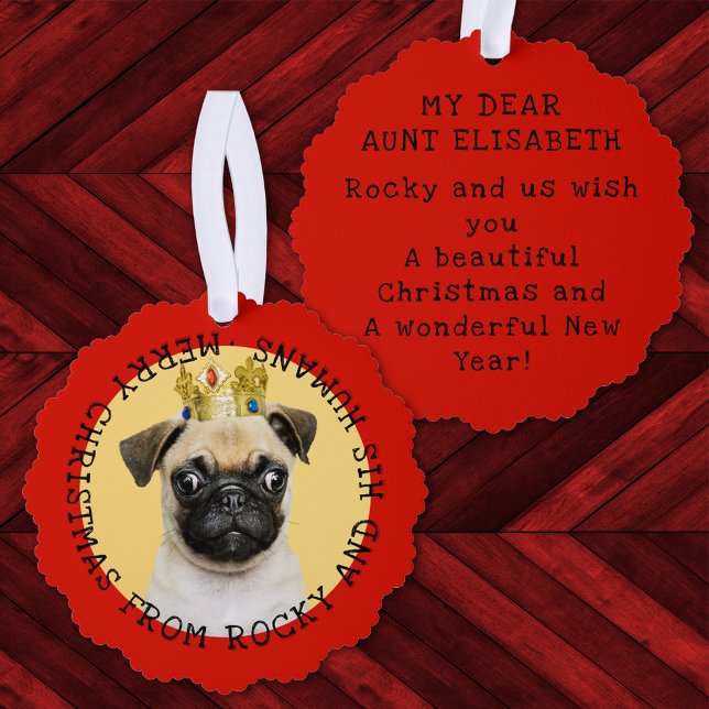 Adorno De Papel Añadir Navidades divertidos a la foto Mascota anua (Subido por el creador)