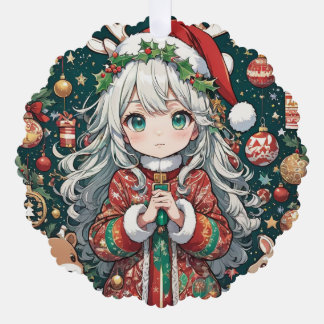 Adorno De Papel Anime lindo Christmes