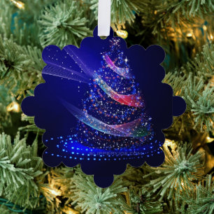 Adorno De Papel Árbol de Navidad SlipperyJoe digital translúcido r