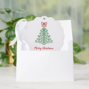 Adorno De Papel Árbol simple con Navidades modernos y bajos