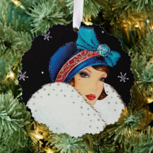 Art Deco retro vintage agregar dama de texto