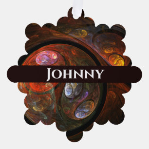 Adorno De Papel Arte abstracto de conexión fluida