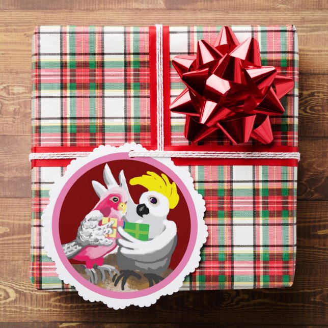 Adorno De Papel Aves Navidades de Australia (Insitu (Regalo))