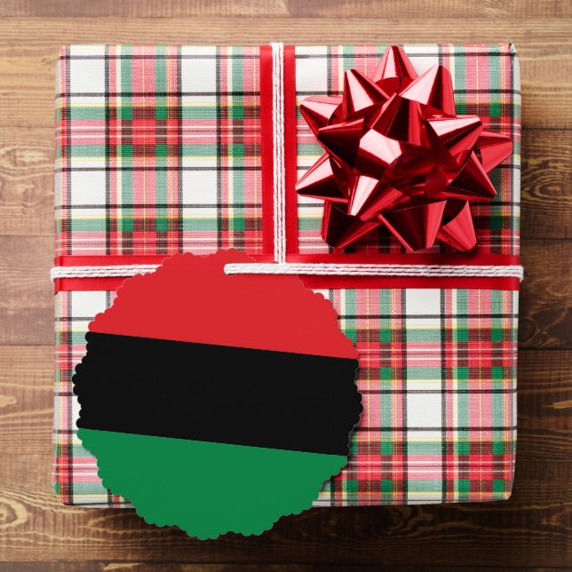 Adorno De Papel Bandera panafricana de la UNIA Kwanzaa (Insitu (Regalo))