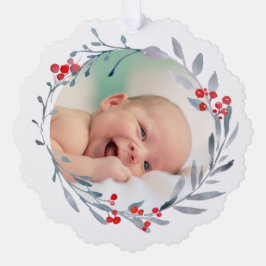 Adorno De Papel bautismo de invierno gracias