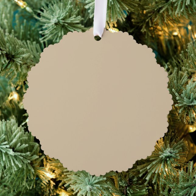 Adorno De Papel Beige Champán (Insitu (árbol))