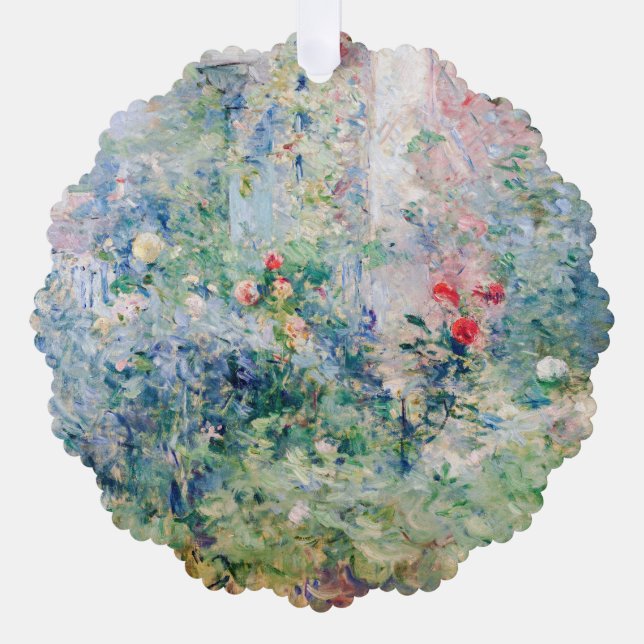 Adorno De Papel Berthe Morisot - El jardín de Bougival (Anverso)