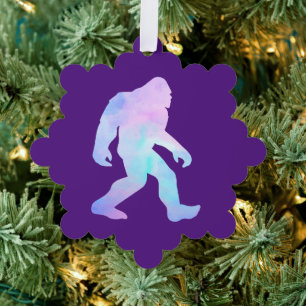Adorno De Papel Bigfoot acuarela