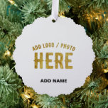 ADORNO DE PAPEL BLANCA MODERNA CON ESTILO PERSONALIZABLE VERIFICAD<br><div class="desc">ESTE ES UN DISEÑO APROPIADO PARA TODOS. PUEDE CAMBIAR,  REDIMENSIONAR O AGREGAR LOGO,  FOTO,  TEXTO Y COLORES COMO LE GUSTE. GRACIAS.</div>
