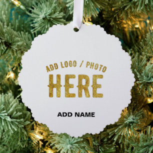 ADORNO DE PAPEL BLANCA MODERNA CON ESTILO PERSONALIZABLE VERIFICAD