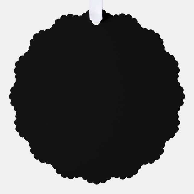Adorno De Papel Blank Crear el propio - Negro (Anverso)