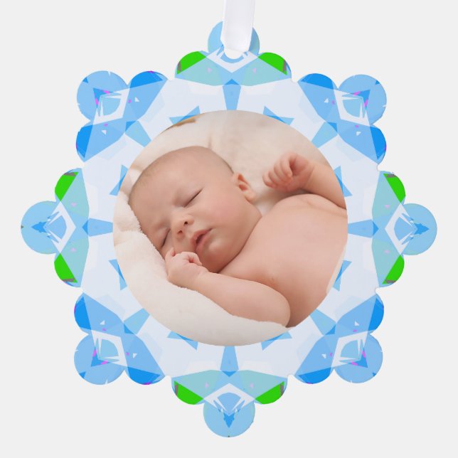 Adorno De Papel Bonitos blandos Pasteles Personalizados Navidades  (Anverso)