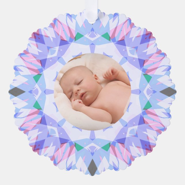 Adorno De Papel Bonitos blandos Pasteles Personalizados Navidades  (Anverso)