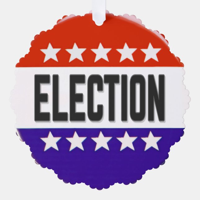 Adorno De Papel botón Elección (Anverso)