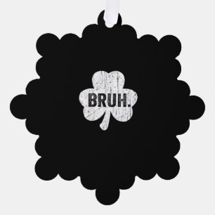 Adorno De Papel Bruh Meme Divertido Diciendo Que Bro Saluda Al Jov