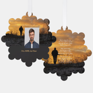 Adorno De Papel Cacería de cazadores en memoria cristiana juego de