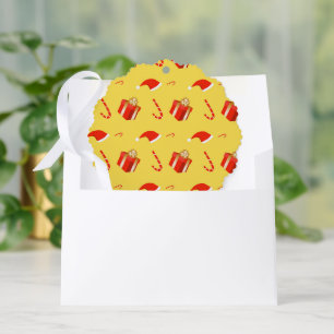 Adorno De Papel Caja de regalo de navidades Caña de caramelo de Sa