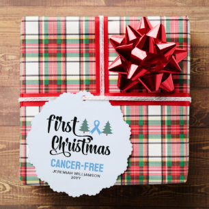 Adorno De Papel Cáncer de próstata personalizado sin NAVIDAD