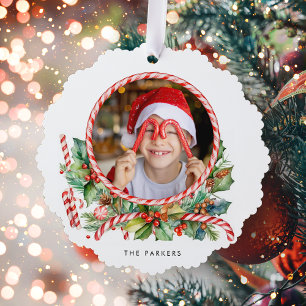 Adorno De Papel Candy Candy y Navidades Floral