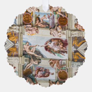 Adorno De Papel Capilla Sixtina Michelangelo - Vaticano, Roma, Ita