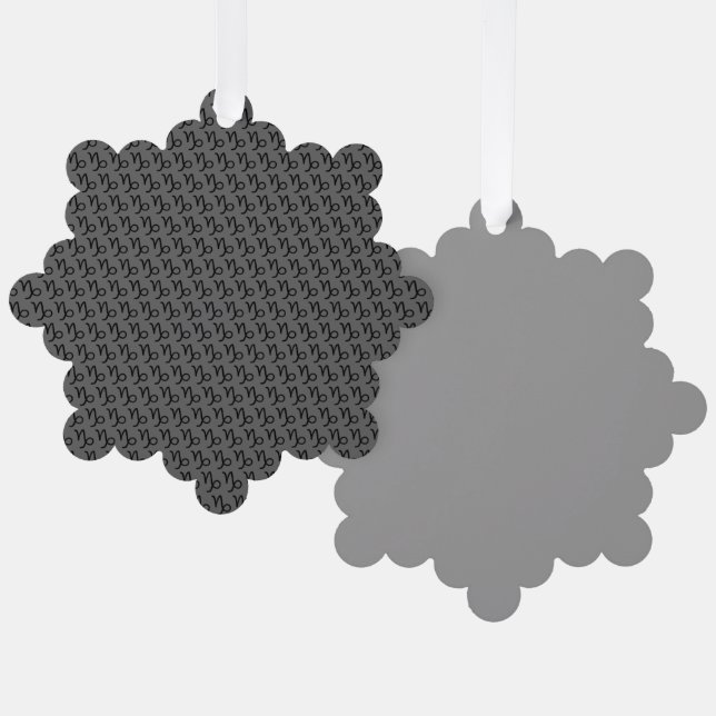 Adorno De Papel Capricorn (Anverso/Reverso)