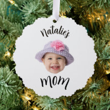 Cara de Bebé Personalizada Foto Nombre Nueva Mamá