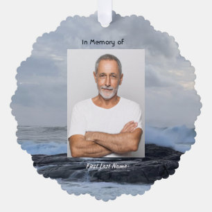 Adorno De Papel Celebración Vida Mantener el Océano de tormenta