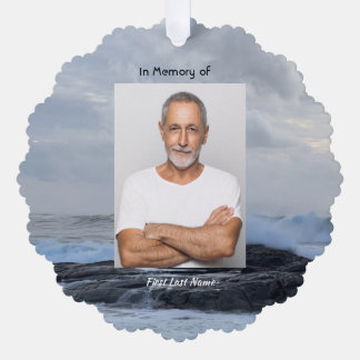 Adorno De Papel Celebración Vida Mantener el Océano de tormenta