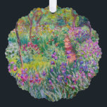 Adorno De Papel Claude Monet - El jardín del Iris en Giverny<br><div class="desc">El Jardín Iris de Giverny / El Jardín del Artista en Giverny - Claude Monet, 1899-1900</div>