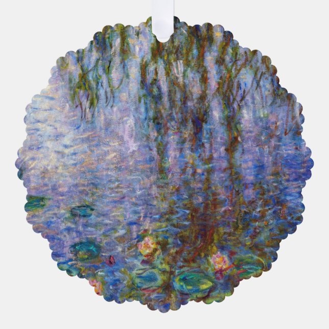 Adorno De Papel Claude Monet - Water Lilies (Anverso)