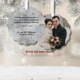 Adorno De Papel Colossians 3:14 Love and Harmony