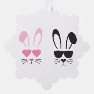 Adorno De Papel Conejo de Pascua